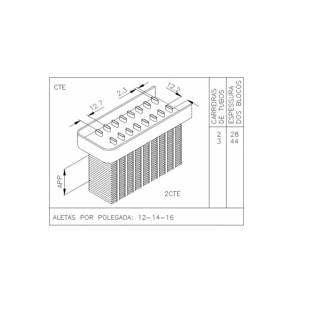 BLOCO GM CHEVROLET OPALA 1969 A 1982 - VISCONDE/MODINE BLOCO GM CHEVROLET OPALA 1969 A 1982 - VISCONDE/MODINE
