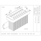 BLOCO GM CHEVROLET OPALA 1985 A 1992 - VISCONDE/MODINE