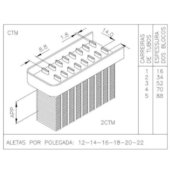 BLOCO MERCEDES ONIBUS O500 - VISCONDE/MODINE