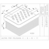 BLOCO MWM D225-6 / D 229-6 - VISCONDE/MODINE
