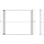 BLOCO PARA SCANIA SERIE 5 LINHA G / CAMINHAO 2008 EM DIANTE (MEDIO) (RADIADOR) - BEHR HELLA
