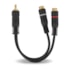 CABO Y 1M E 2F 20CM AUDIO  - MULTILASER CABO Y 1M E 2F 20CM AUDIO  - MULTILASER
