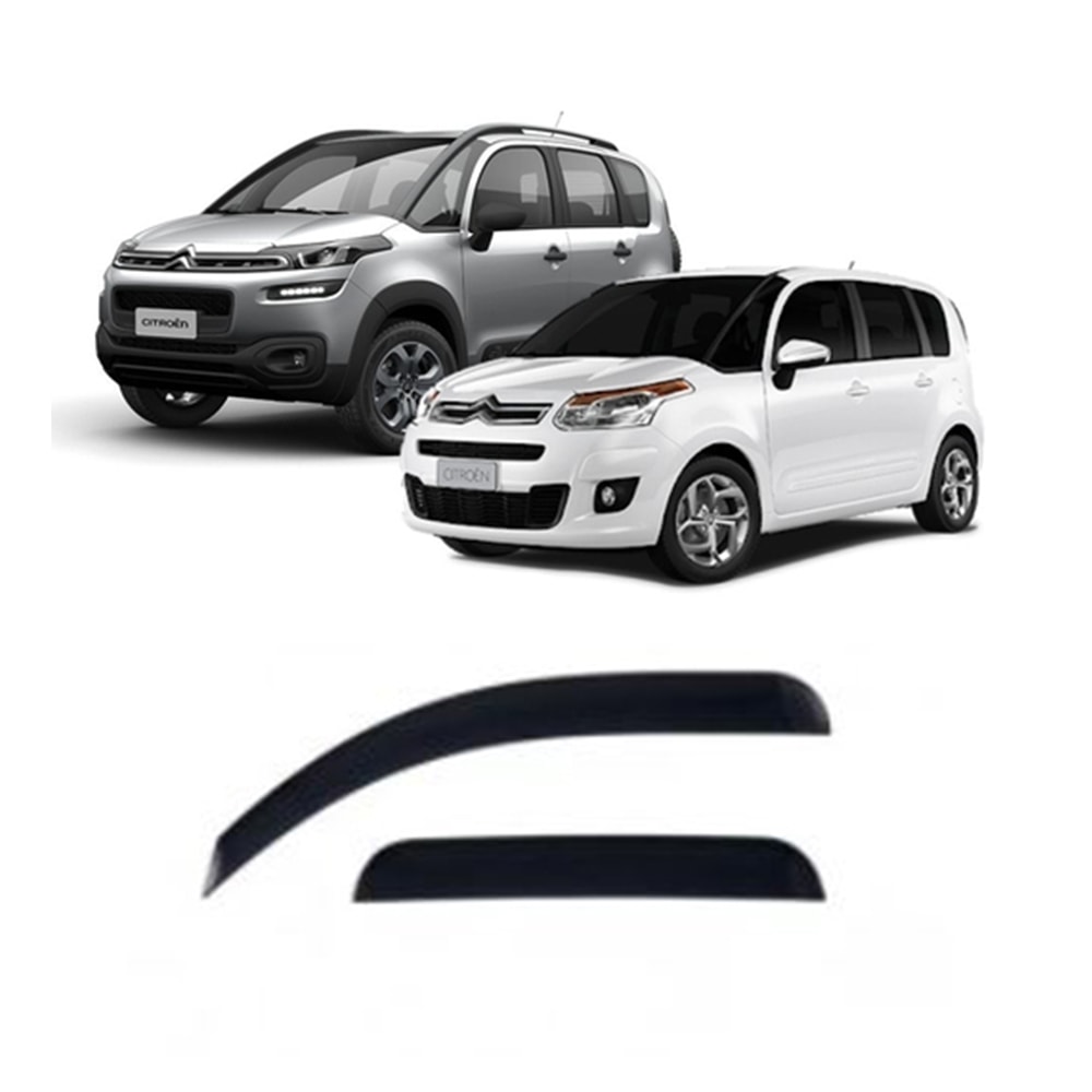 CALHA DE CHUVA CITROEN C3 PICASSO 2011 A 2016 AIRCROSS 2010 A 2015 4 PORTAS - TGPOLI CALHA DE CHUVA CITROEN C3 PICASSO 2011 A 2016 AIRCROSS 2010 A 2015 4 PORTAS - TGPOLI