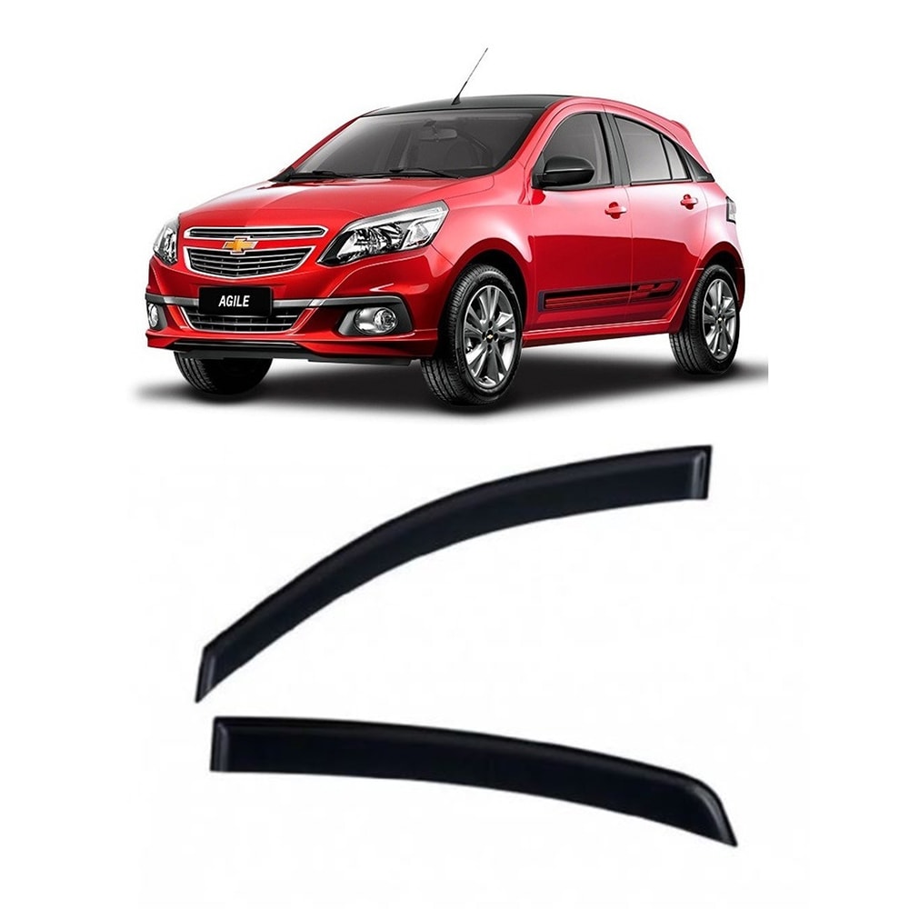 CALHA DE CHUVA GM CHEVROLET AGILE 2009 A 2013 4 PORTAS - TGPOLI CALHA DE CHUVA GM CHEVROLET AGILE 2009 A 2013 4 PORTAS - TGPOLI