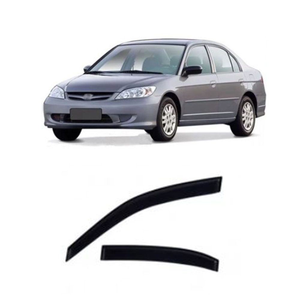 CALHA DE CHUVA HONDA CIVIC 2001 A 2006 4 PORTAS - TGPOLI