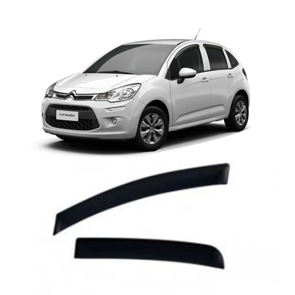 CALHA DE CHUVA NOVO CITROEN C3 2013 A 2020 4 PORTAS - TGPOLI