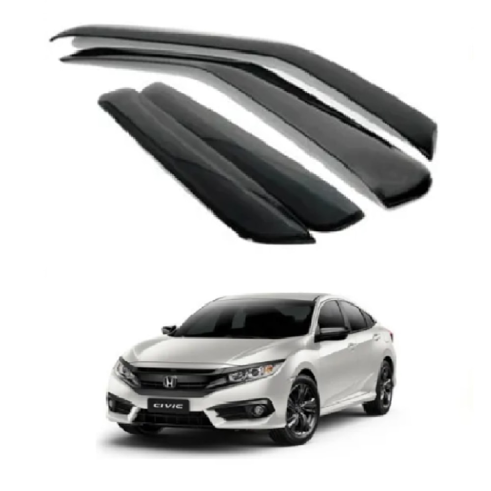 CALHA DE CHUVA NOVO HONDA CIVIC 2017 A 2020 4 PORTAS - TGPOLI CALHA DE CHUVA NOVO HONDA CIVIC 2017 A 2020 4 PORTAS - TGPOLI