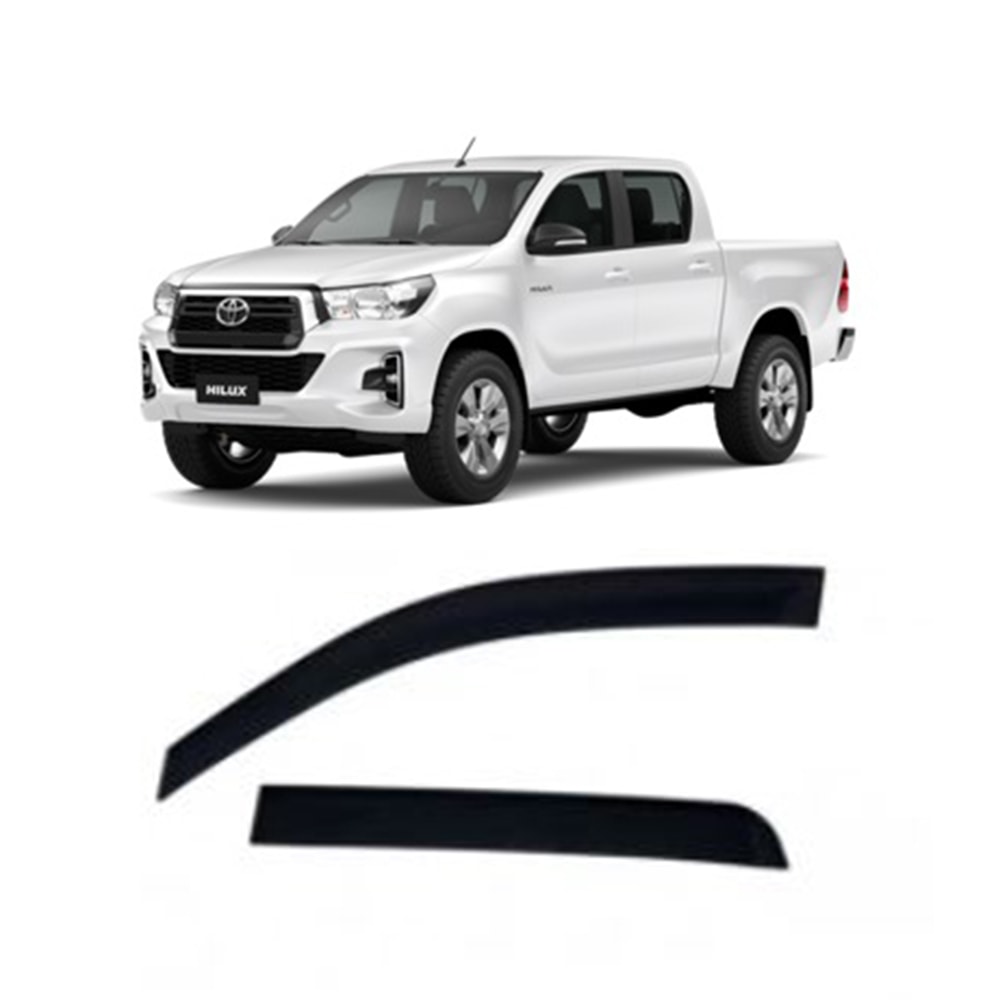 CALHA DE CHUVA TOYOTA HILUX CABINE DUPLA 2005 A 2015 4 PORTAS - TGPOLI CALHA DE CHUVA TOYOTA HILUX CABINE DUPLA 2005 A 2015 4 PORTAS - TGPOLI