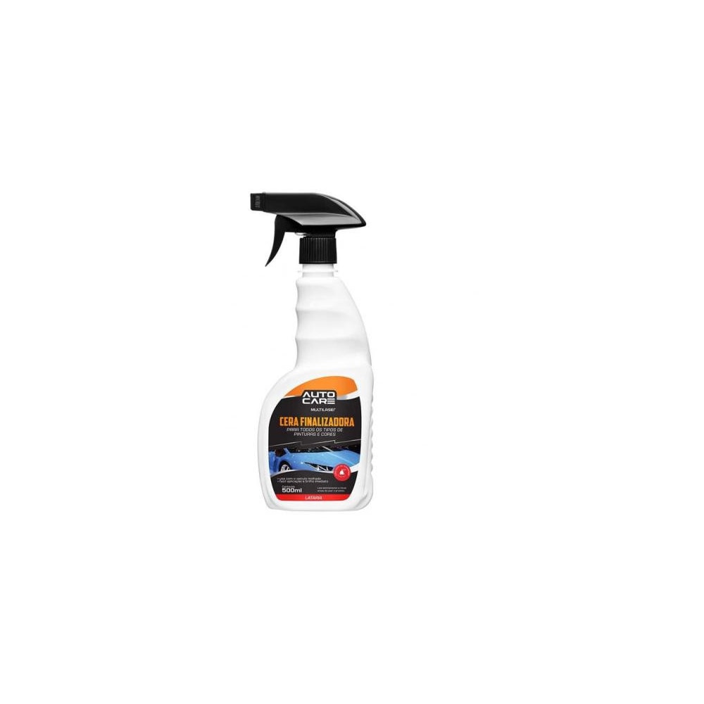 CERA FINALIZADORA AUTOCARE 500ML APLICAVEL COM CARRO MOLHADO - MULTILASER CERA FINALIZADORA AUTOCARE 500ML APLICAVEL COM CARRO MOLHADO - MULTILASER