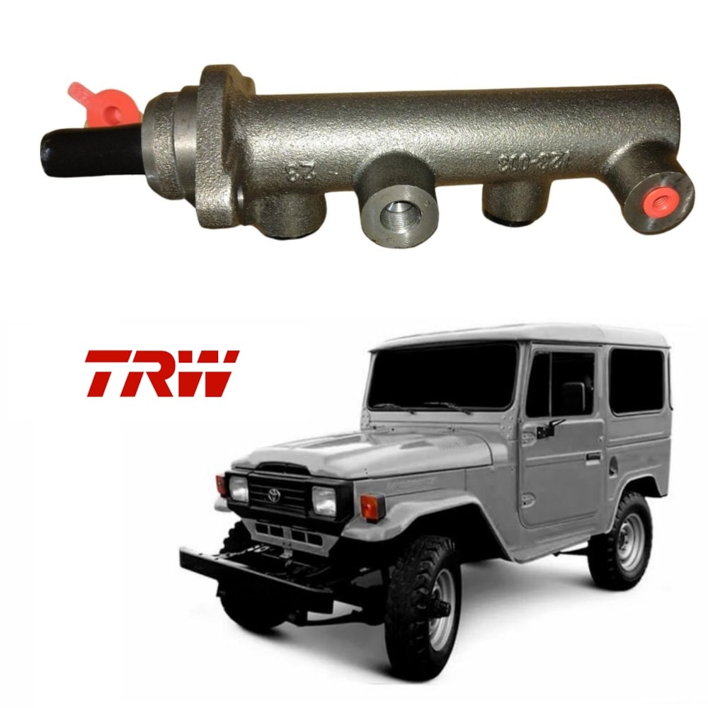 CILINDRO MESTRE FREIOS TOYOTA BANDEIRANTE OJ 50 LV B / 3.7 L 8V SOHV L4 / 1993 A 2001 - TRW CILINDRO MESTRE FREIOS TOYOTA BANDEIRANTE OJ 50 LV B / 3.7 L 8V SOHV L4 / 1993 A 2001 - TRW