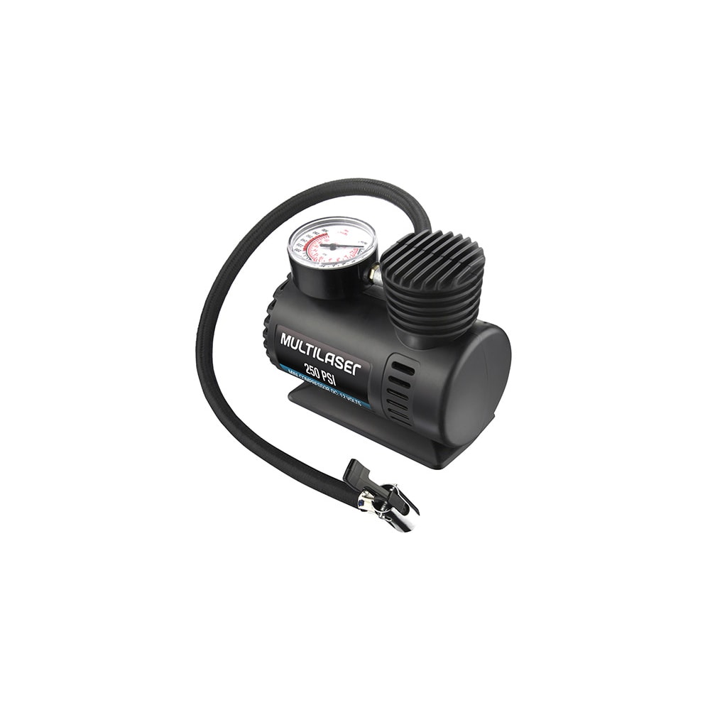 COMPRESSOR AR 12V VAZAO 15L/MIN 250PSI 3 BICOS - MULTILASER COMPRESSOR AR 12V VAZAO 15L/MIN 250PSI 3 BICOS - MULTILASER