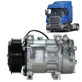 COMPRESSOR AR CONDICIONADO SE7H15 12V PV8 119MM DIESEL - MAHLE