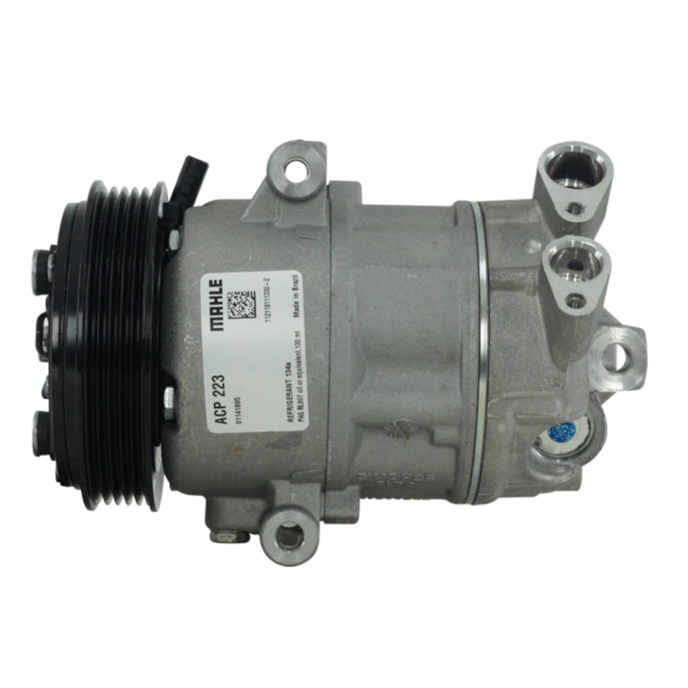 COMPRESSOR FIAT ARGO 1.3L 8V 2017 EM DIANTE CRONOS / MOBI 1.0L 6V 2017 EM DIANTE UNO 1.3L 8V 2016 EM DIANTE SOHC - MAHLE