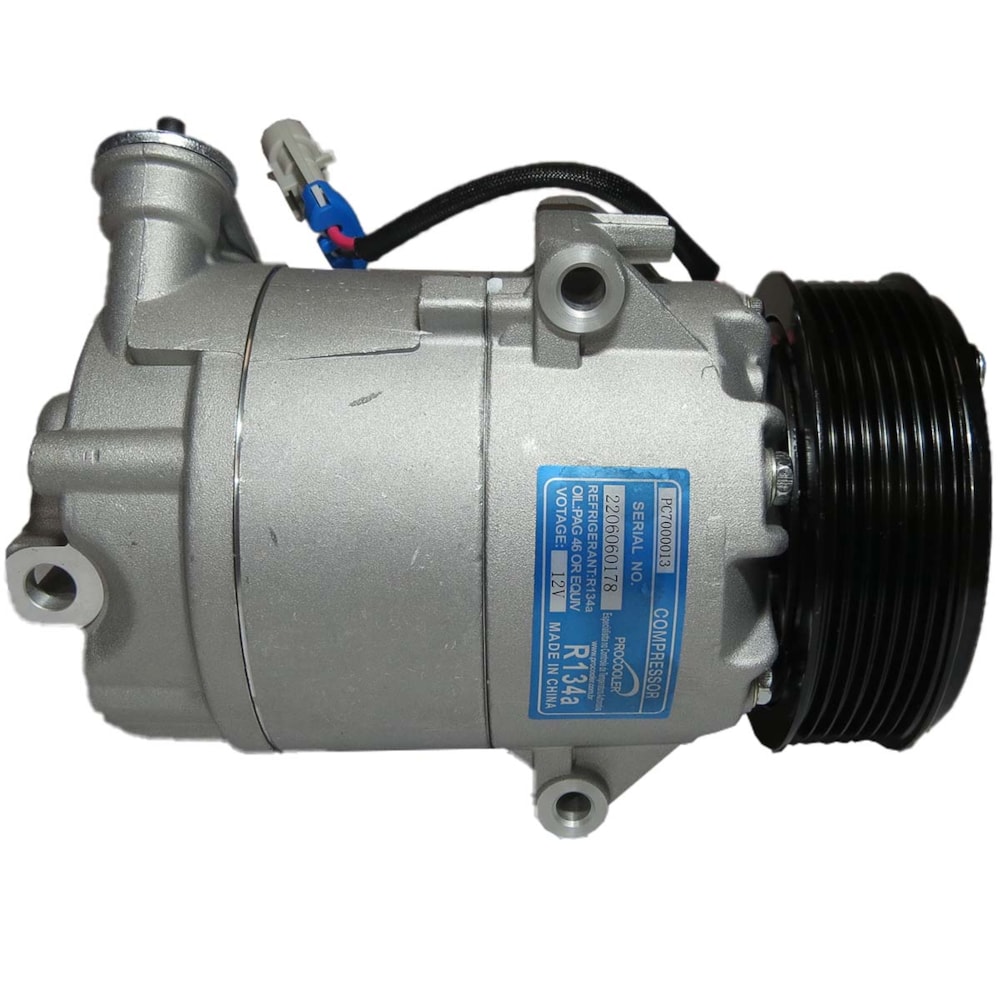 COMPRESSOR FIAT STILO/ PALIO/ PUNTO/ GM CORSA CLASSIC/ CELTA/ PRISMA/ ASTRA/ VECTRA/ ZAFIRA/ MERIVA/ MONTANA/ AGILE - PROCOOLER COMPRESSOR FIAT STILO/ PALIO/ PUNTO/ GM CORSA CLASSIC/ CELTA/ PRISMA/ ASTRA/ VECTRA/ ZAFIRA/ MERIVA/ MONTANA/ AGILE - PROCOOLER