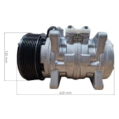 COMPRESSOR FORD CARGO MOTOR MAXION/  MAXTON 2006 >  VW VOLKSWAGEN CONSTELLATION/  TITAN/  WORKER 18310/  26310 18 TON - PROCOOLER