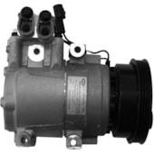COMPRESSOR HYUNDAI ACCENT 16V 1999 EM DIANTE CVC - DELPHI
