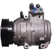 COMPRESSOR HYUNDAI TUCSON 2004 EM DIANTE / KIA SPORTAGE 2004 A 2010 2.7 V6 24V6PK 12V POLIA 125MM - HCC/DOOWON