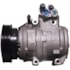 COMPRESSOR HYUNDAI TUCSON 2004 EM DIANTE / KIA SPORTAGE 2004 A 2010 2.7 V6 24V6PK 12V POLIA 125MM - HCC/DOOWON