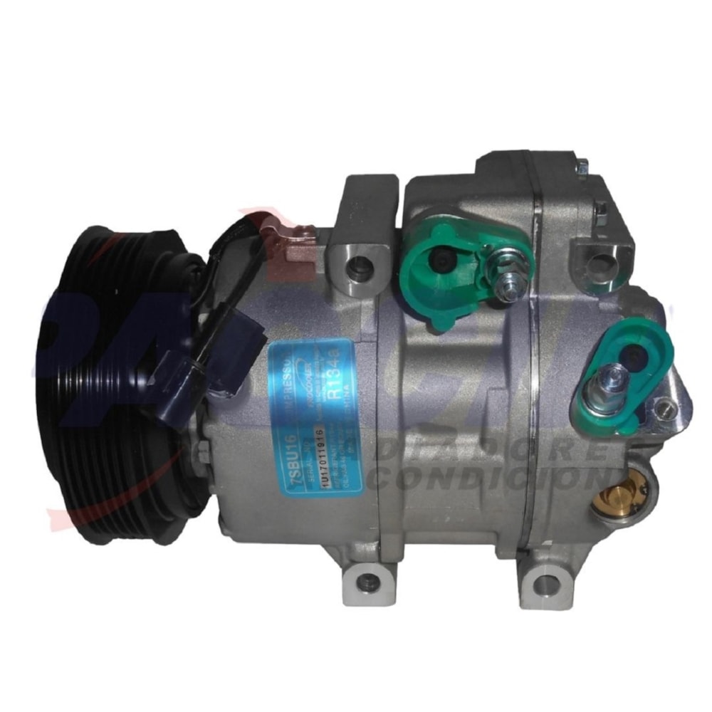 COMPRESSOR HYUNDAI VERA CRUZ 3.8 V6/ SANTA FÉ 2.7/3.5 V6 2007 > AZERA 3.3 V6 2007 A 2011/ KIA SORENTO 2.4 2011 A 2014 - PROCOOLER