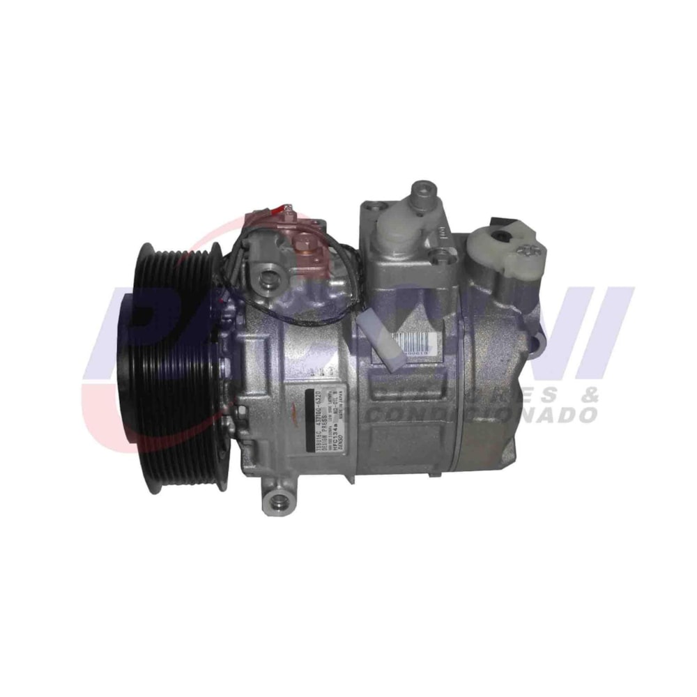 COMPRESSOR MERCEDES BENZ ACTROS 7SBU16C POLIA 9PK 24V PASSANTE - DENSO COMPRESSOR MERCEDES BENZ ACTROS 7SBU16C POLIA 9PK 24V PASSANTE - DENSO