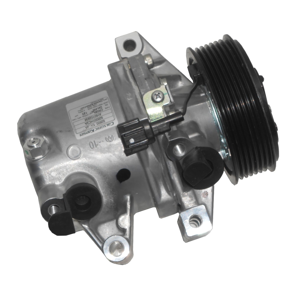 COMPRESSOR NISSAN MARCH / VERSA 1.0 / 1.6 16V 2015 EM DIANTE 7PK 12V - ORIGINAL COMPRESSOR NISSAN MARCH / VERSA 1.0 / 1.6 16V 2015 EM DIANTE 7PK 12V - ORIGINAL