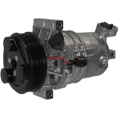 COMPRESSOR NISSAN TIIDA 2008 EM DIANTE / LIVINA 2010 EM DIANTE 6PK 12V - ORIGINAL