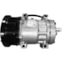 COMPRESSOR PARA CATERPILLAR SE7H15 135MM 24V POLY V8 - SANDEN BEHR COMPRESSOR PARA CATERPILLAR SE7H15 135MM 24V POLY V8 - SANDEN BEHR