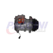 COMPRESSOR PARA IVECO STRALIS / EUROTECH / TRAKKER 4PK 4FP 24V POLIA 120MM (10PA17C) 2009 EM DIANTE - DENSO