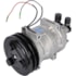 COMPRESSOR PARA TM21 12V RETRO ESCAVADEIRA CATERPILLAR 416E POLIA 2A 145MM - PROCOOLER