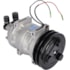 COMPRESSOR PARA TM21 12V RETRO ESCAVADEIRA CATERPILLAR 416E POLIA 2A 145MM - PROCOOLER