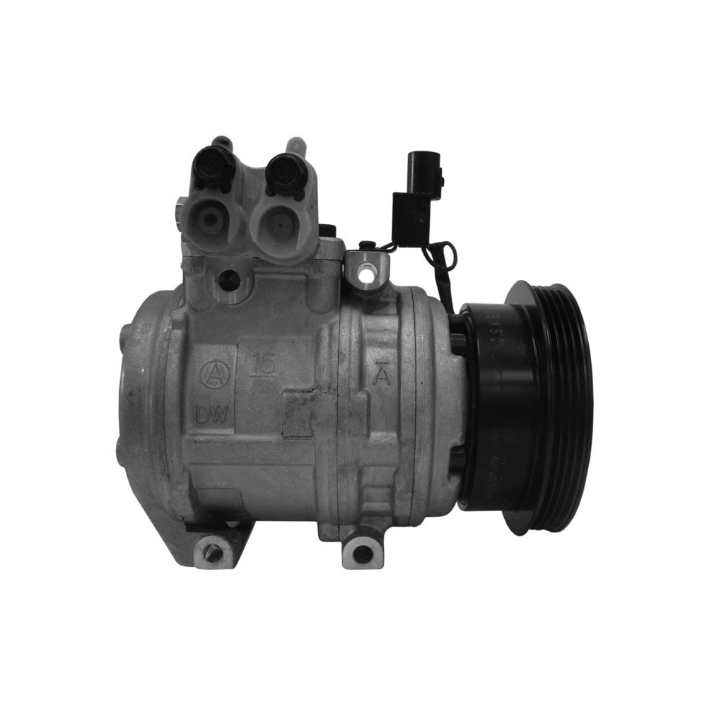 COMPRESSOR TUCSON 2.0 16V / SPORTAGE 2.0 2006 A 2010 4PK 12V PARAFUSO PASSANTE - DELPHI