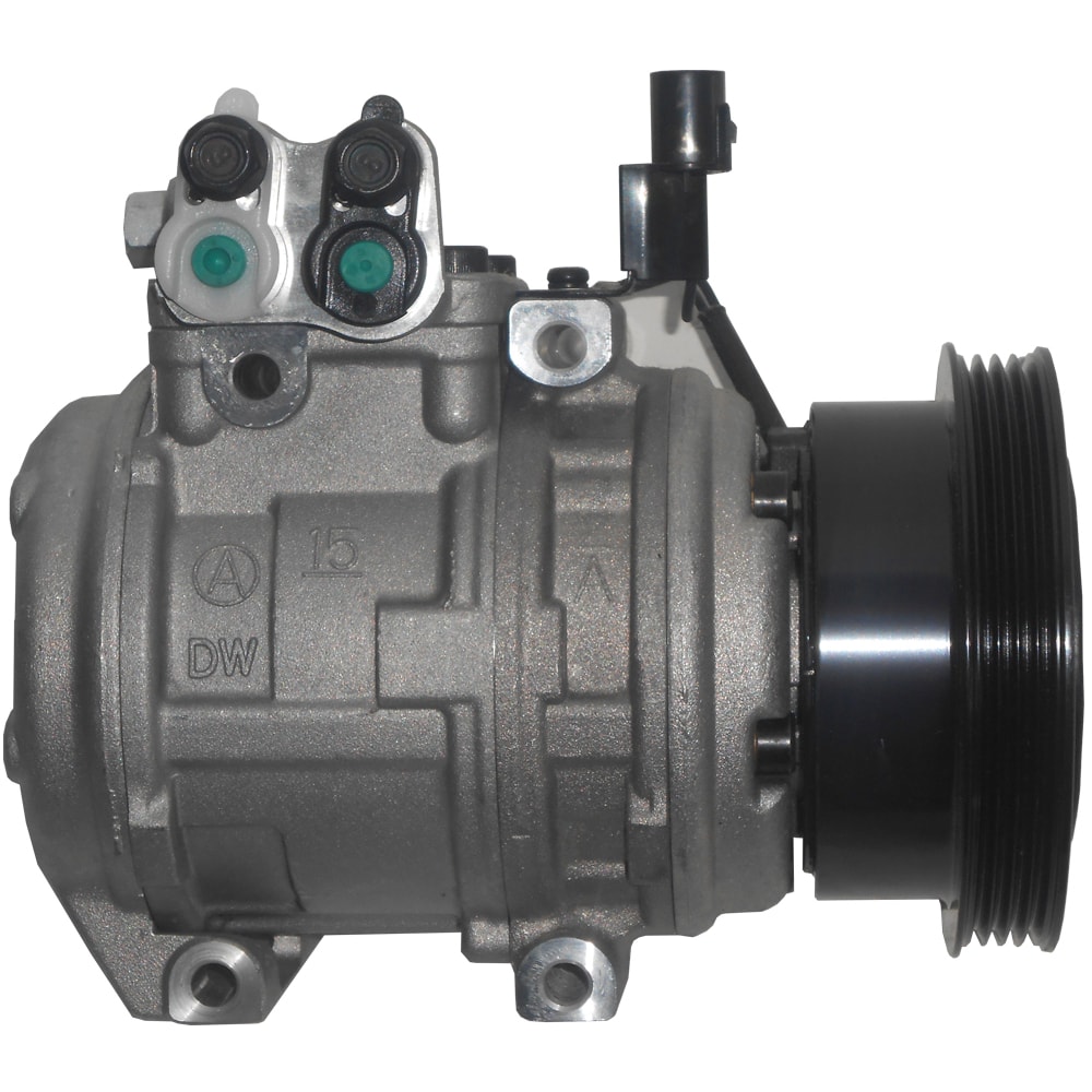 COMPRESSOR TUCSON 2.0 16V / SPORTAGE 2.0 2006 A 2010 4PK 12V PARAFUSO PASSANTE - HCC/DOOWON