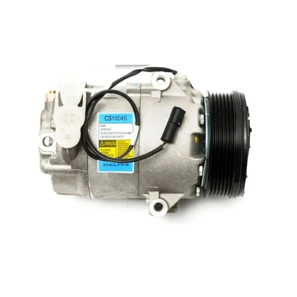 COMPRESSOR VW GOL / PARATI / SAVEIRO 1.6 / 1.8L / 2.0L G3 / G4 2002 EM DIANTE (CVC) - DELPHI COMPRESSOR VW GOL / PARATI / SAVEIRO 1.6 / 1.8L / 2.0L G3 / G4 2002 EM DIANTE (CVC) - DELPHI