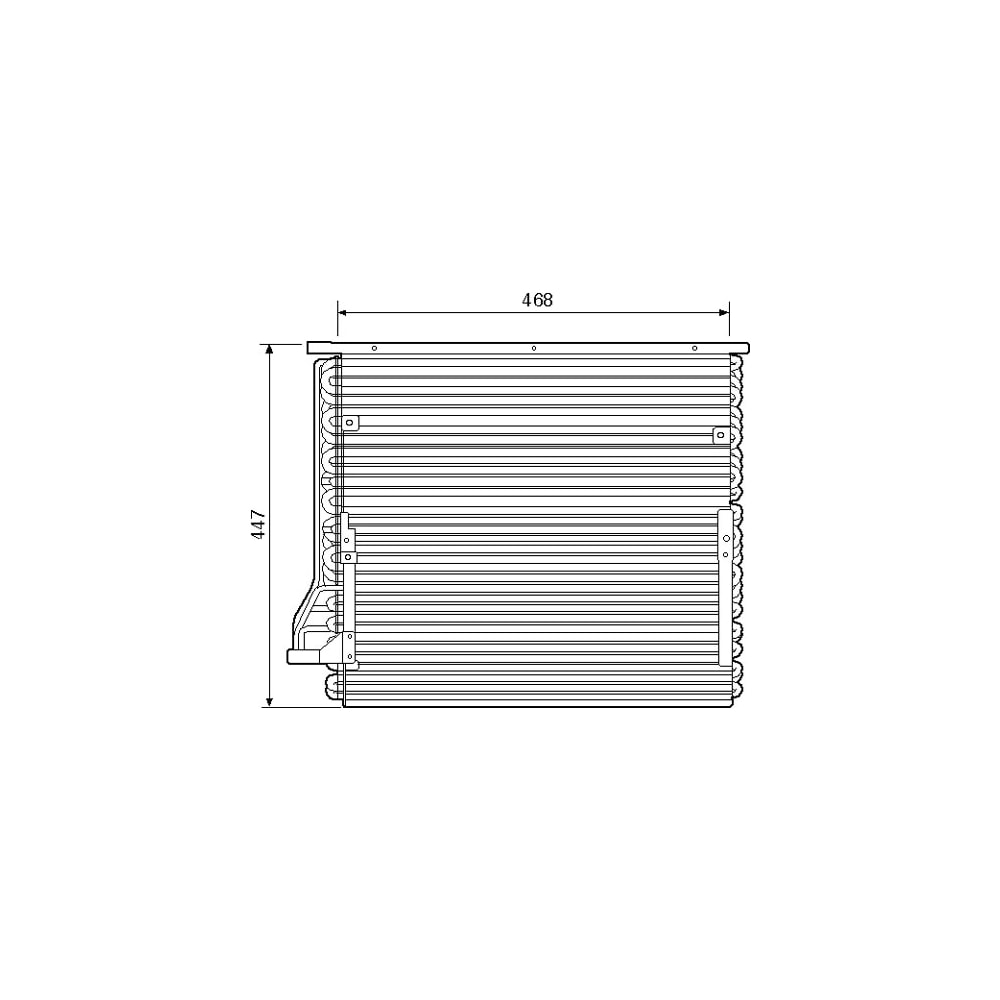 CONDENSADOR BMW SERIE 3 E36 316I / 318I / 320I / 323I / 325I / 328I 1990 A 1998 / Z3 1995 EM DIANTE - VISCONDE/MODINE