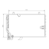 CONDENSADOR BMW SERIE 5 2.5 1989 A 1995 - VISCONDE/MODINE