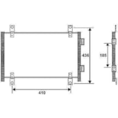 CONDENSADOR CITROEN JUMPER 2002 A 2004 / FIAT DUCATO 1998 A 2006 / PEUGEOT BOXER 2002 A 2010 - VALEO