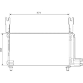 CONDENSADOR FIAT ELBA / PREMIO / UNO ATE 1990 - MCQUAY