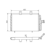 CONDENSADOR FIAT TEMPRA 2.0 1992 A 1994 - MCQUAY