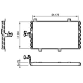 CONDENSADOR FIAT TEMPRA SW / TIPO 1.0 / 2.0 1994 A 1997 MANUAL - VALEO