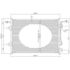 CONDENSADOR FORD ECOSPORT 2.0 FIESTA 1.0 2003 A 2010 COM AR MANUAL OU AUTOMATICO - MAGNETI MARELLI