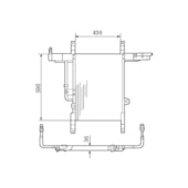 CONDENSADOR FORD F1000 1993 A 1996 TUBO ALETA - MCQUAY