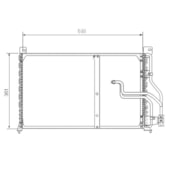 CONDENSADOR GM CHEVROLET CALIBRA / VECTRA 1994 A 1995 - MCQUAY
