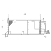 CONDENSADOR GM CHEVROLET CORSA 1.6 1993 A 1998 - MCQUAY