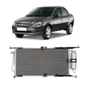 CONDENSADOR GM CHEVROLET CORSA CLASSIC 1.0 / 1.6 16V 2002 A 2010PC200075