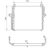 CONDENSADOR GM CHEVROLET OMEGA CD 3.0 1993 A 1994 MANUAL OU AUTOMATICO - ORIGINAL