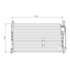 CONDENSADOR GM CHEVROLET VECTRA CD / GSI / GLS 2.0 / 2.2 1994 A 1995 - MCQUAY