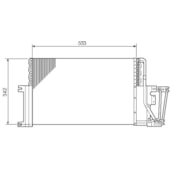 CONDENSADOR GM CHEVROLET VECTRA GLS / CD 2.0 / 2.2 1996 A 2001 - MCQUAY