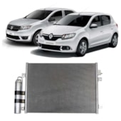 CONDENSADOR RENAULT LOGAN / SANDERO 1.0 / 1.6 8V / 16V 2007 A 2015 - DENSO