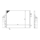 CONDENSADOR RENAULT LOGAN / SANDERO / 1.0 / 1.6 8V / 16V 2007 A 2015 - MAHLE CONDENSADOR RENAULT LOGAN / SANDERO / 1.0 / 1.6 8V / 16V 2007 A 2015 - MAHLE