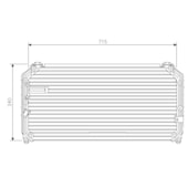 CONDENSADOR TOYOTA COROLLA / CORONA 1998 EM DIANTE - VISCONDE/MODINE